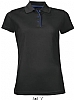 Polo Tcnico Performer Mujer Sols - Color Negro